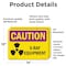 Signmission Radiation & Laser Sign, 10 in H x 14 in W, Vinyl Decal, Rectangle OS-2PACK-CR-D-1014-L-10197 - alternate 6